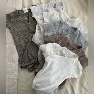 H&M Kids Shirts & Tops in White, Gray, and Brown